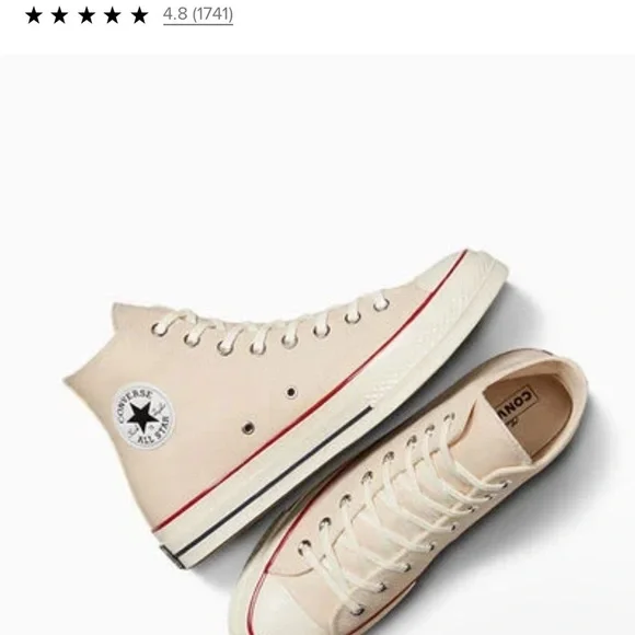 Chuck 70 Canvas Parchment/Garnet/Egret - Picture 4 of 8